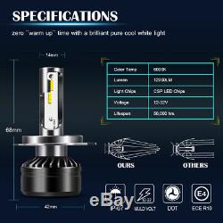 10x9003 H4 LED Headlight Bulbs Kit High&Low Beam 60W 12000LM 6000K Wholesale