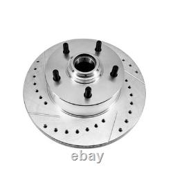 11 Front Disc Brake Conversion Kit, Drilled, Fits Mustang II, 5x4.75 GM Pattern