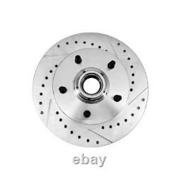 11 Front Disc Brake Conversion Kit, Drilled, Fits Mustang II, 5x4.75 GM Pattern