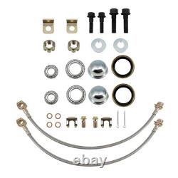 11 Front Disc Brake Conversion Kit, Drilled, Fits Mustang II, 5x4.75 GM Pattern