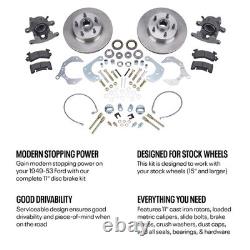 11 Inch Disc Brake Conversion Kit, Fits Ford and Mercury Cars 1949-53