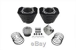 1200cc Cylinder and Piston Conversion Kit Black fits Harley-Davidson