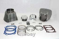 1200cc Cylinder and Piston Conversion Kit Silver fits Harley-Davidson