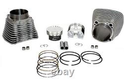 1200cc Cylinder and Piston Conversion Kit Silver fits Harley Davidson