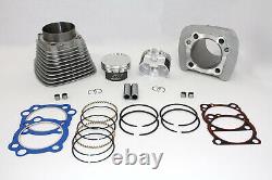 1200cc Cylinder and Piston Conversion Kit Silver fits Harley-Davidson