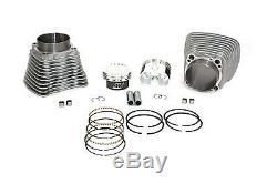 1200cc Cylinder and Piston Conversion Kit Silver fits Harley Davidson, V-Twin