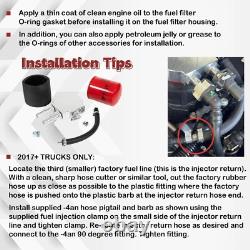 121003 Fuel Filter Conversion Kit Fits 2011-2022 Ford 6.7L Powerstroke Diesel