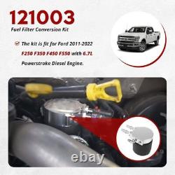121003 Fuel Filter Conversion Kit Fits 2011-2022 Ford F250-F550 6.7L Powerstroke