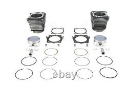 1270cc Cylinder and Piston Conversion Kit Black fits Harley Davidson