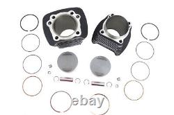 1270cc Cylinder and Piston Conversion Kit Black fits Harley Davidson