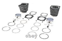 1270cc Cylinder and Piston Conversion Kit Black fits Harley Davidson