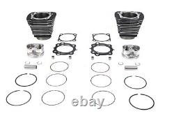 1270cc Cylinder and Piston Conversion Kit Black fits Harley Davidson