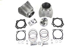 1270cc Cylinder and Piston Conversion Kit Silver fits Harley Davidson