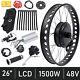 1500w E-bike Fat Tire Bicycle Rear Wheel Hub Motor Conversion Kit Fit 26 48v