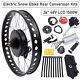 1500w E-bike Fat Tire Bicycle Rear Wheel Hub Motor Conversion Kit Fit 26 48v Us