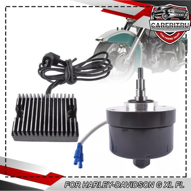 17 Amp 12 Volt Alternator Generator Conversion Kit Fits Harley-davidson G Xl Fl