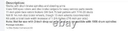 1955-1964 Disc Brake Conversion Kit Fits for GM Chevy Full Size Nomad Bel Air De