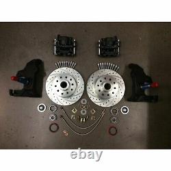 1955-57 Chevy Bel Air 2 Drop Spindle Disc Brake Conversion Kit Fits OE GM Tri-5
