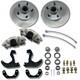 1958-1964 Chevy Impala Front Disc Conversion Kit Fits 13 Wheels Plain