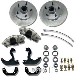 1958-1964 Chevy Impala Front Disc Conversion Kit Fits 13 Wheels Plain
