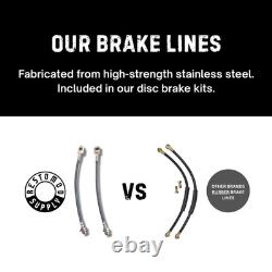 1958-1964 Chevy Impala Front Disc Conversion Kit Fits 13 Wheels Plain