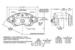 1958-68 Fullsize Chevy Front Rear Wilwood Disc Brake Kit Booster Conversion Kit