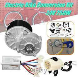 24V 250W Electric Bike Conversion Kit Motor Controller Fit 22-28 Common Bicycle
