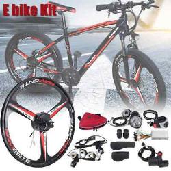 26 36V 300W Rear Wheel Electric Bicycle E-Bike Conversion Kit Motor Hub 25km/h