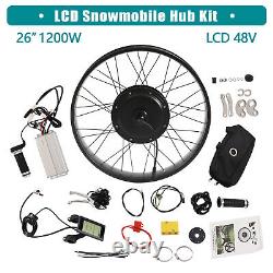 26 Fat Rear Wheel Conversion Kit Fits Electric Bike 480rpm 1200W New Waterproof