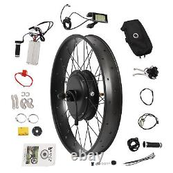 26 Fat Rear Wheel Conversion Kit Fits Electric Bike 480rpm 1200W New Waterproof