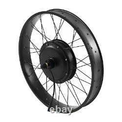 26 Fat Rear Wheel Conversion Kit Fits Electric Bike 480rpm 1200W New Waterproof