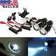 2.5 Bullet Projector Lens Fog Light Lamps + 10000k Hid Kit Combo Deal With Wire