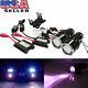 2.5 Bullet Projector Lens Fog Light Lamps + 12000k Hid Kit Combo Deal With Wire