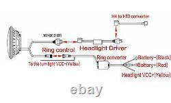 2x7LED Headlight lamp Bulb H4-H13 Beam DRL Upgrade For Mack Granite Trucks V713
