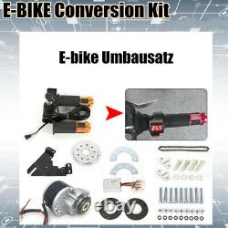 350W 36V Electric Bike Conversion Kit Brush Motor Twist Kit fits Common Bicycle