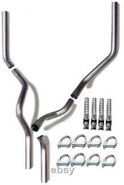 3 Conversion Dual pipe exhaust kit fits Ford F-150 1994 1998