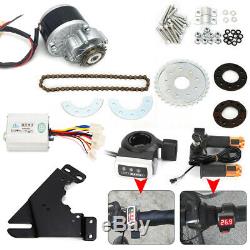 450W 36V Electric Bike Left Drive Conversion Kit Fit For Common Bicycle US STOCK