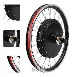 48V 20 E-Bike Conversion Kit 1000W With LED Electric Bike Motor Front Wheel New
