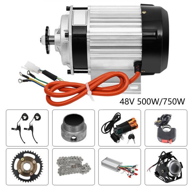 48v Electric Brushless Geared Motor Kit 750w Fits E-tricycle Three-wheeled Bike
