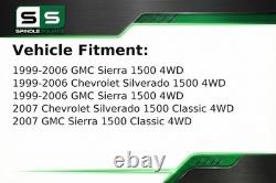 4WD Coilover Conversion Brackets Kit Fits 99-06 Silverado Sierra 1500 Lift