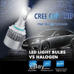 4pcs LED Headlight Kit 9005+9006 Bulb Fit Nissan 300ZX 1996-1995 Hi/Lo Beam