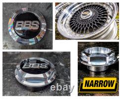 6pt Aluminum Center Hex Cap Narrow Conversion Kit Fits BBS RS Style 5