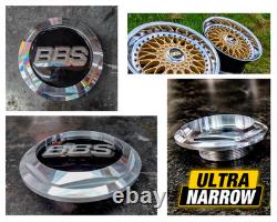 6pt Aluminum Center Hex Cap Ultra Narrow Conversion Kit Fits BBS RS Style 5