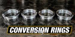 6pt Aluminum Center Hex Cap Ultra Narrow Conversion Kit Fits BBS RS Style 5