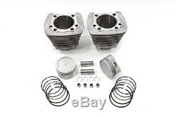 883cc to 1200cc Cylinder and Piston Conversion Kit Silver fits Harley Davidso