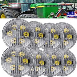 8X LED Conversion Kit Fits John Deere Tractors 2510 2520 4000 4020 4010 RE285628