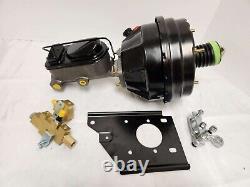 8 Dual Bendix Style Power Brake Booster Conversion Kit w Valve FITS 66-70 Mopar