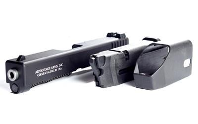Advantage Arms Conversion Kit, 22lr, 4.49 Barrel, Fits Glock 17/22, Black Fini