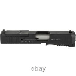 Advantage Arms Conversion Kit, 22LR, 4 Barrel, Fits Glock 26/27 Gen1-5, Optic