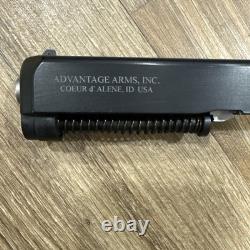 Advantage Arms Conversion Kit, 22LR, Fits Glock Generation 5 19/23, Black Finis